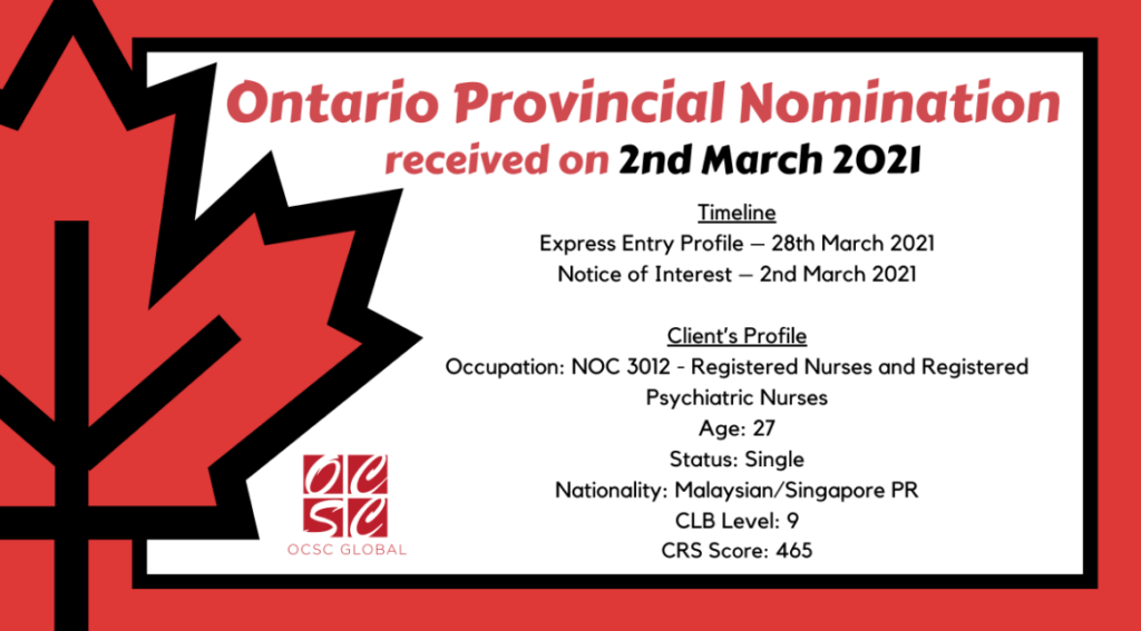 (PNP) from Ontario