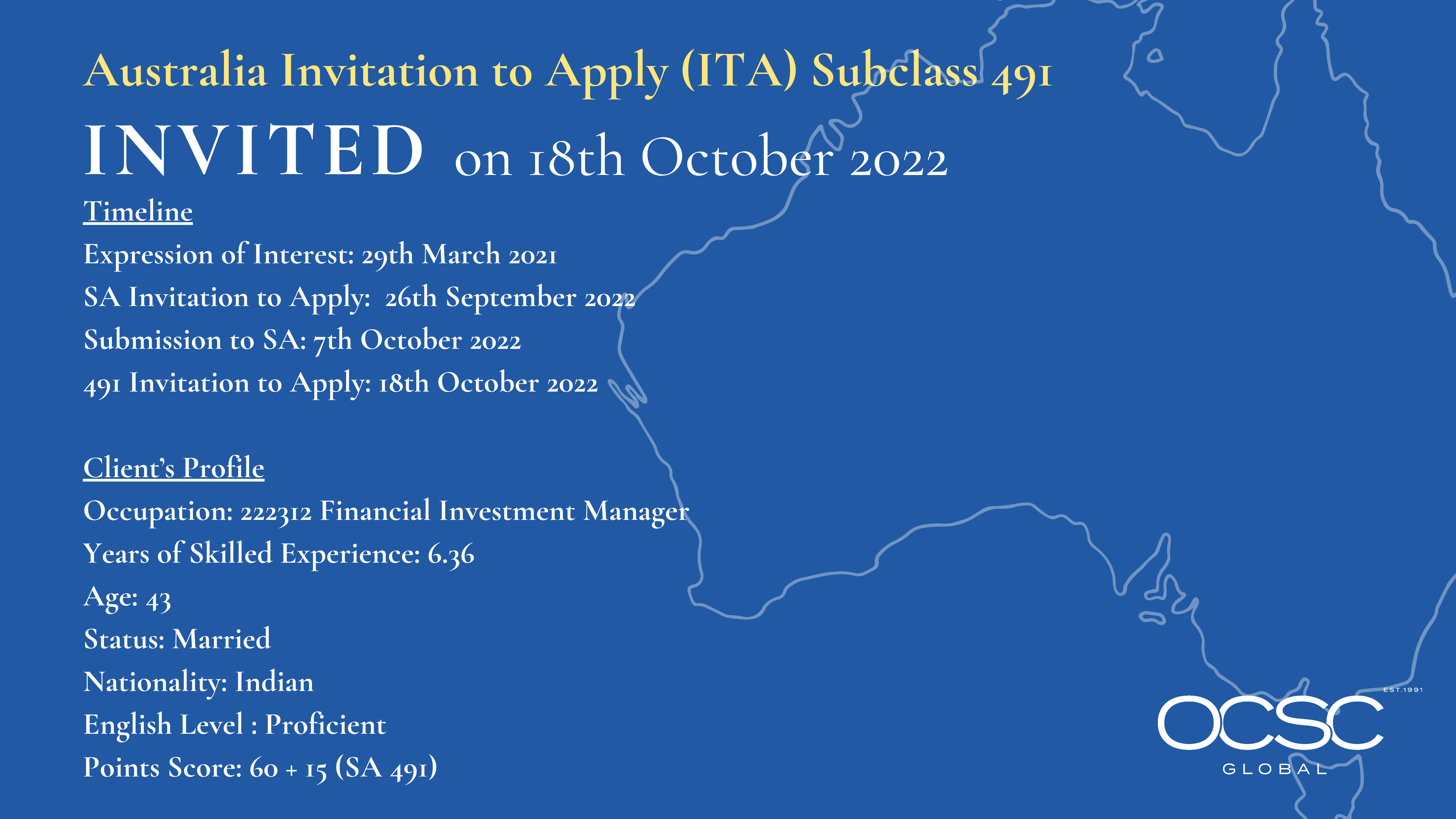 Invitation to Apply for Australia Skilled Work Regional (Provisional ...